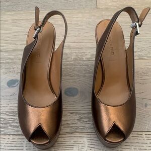 Clergerie Bronze platform shows